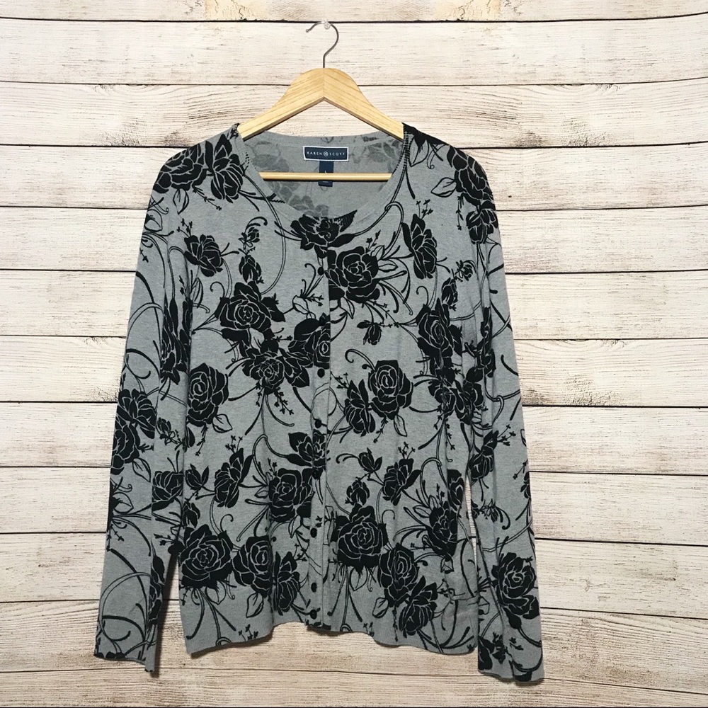 NWOT floral cardigan